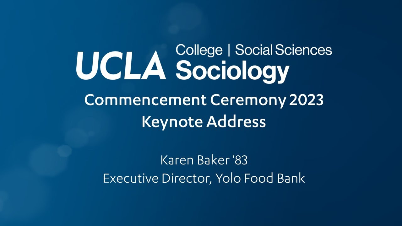 UCLA Commencement 2023 UCLA Sociology   Commencement 2023 